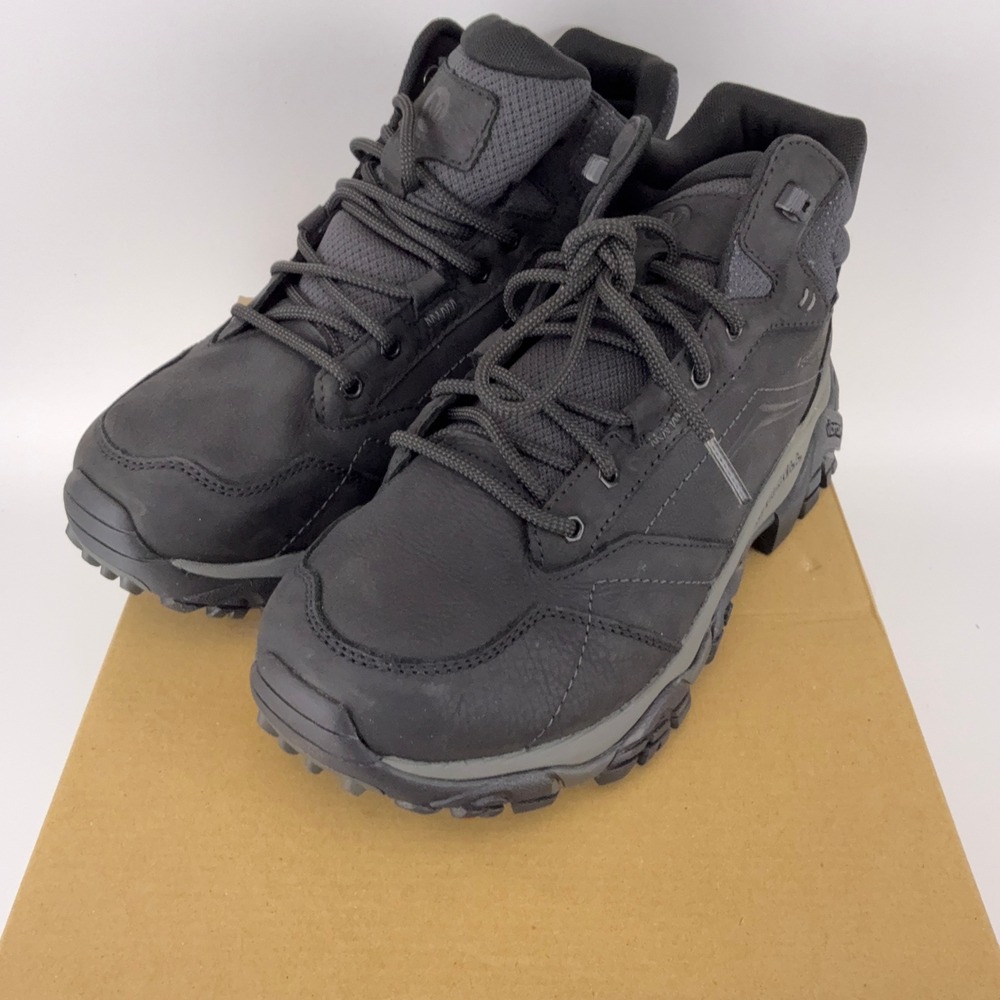 Merrell Moab Adventure Mid WP Men Black Waterproof Hiking Boots J91815W Size 9.5